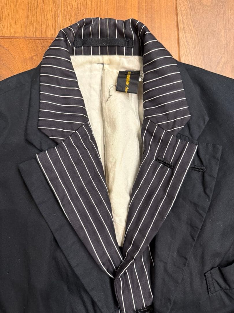 コムデギャルソン 二重 レイヤード ロング ジャケット　2011ss