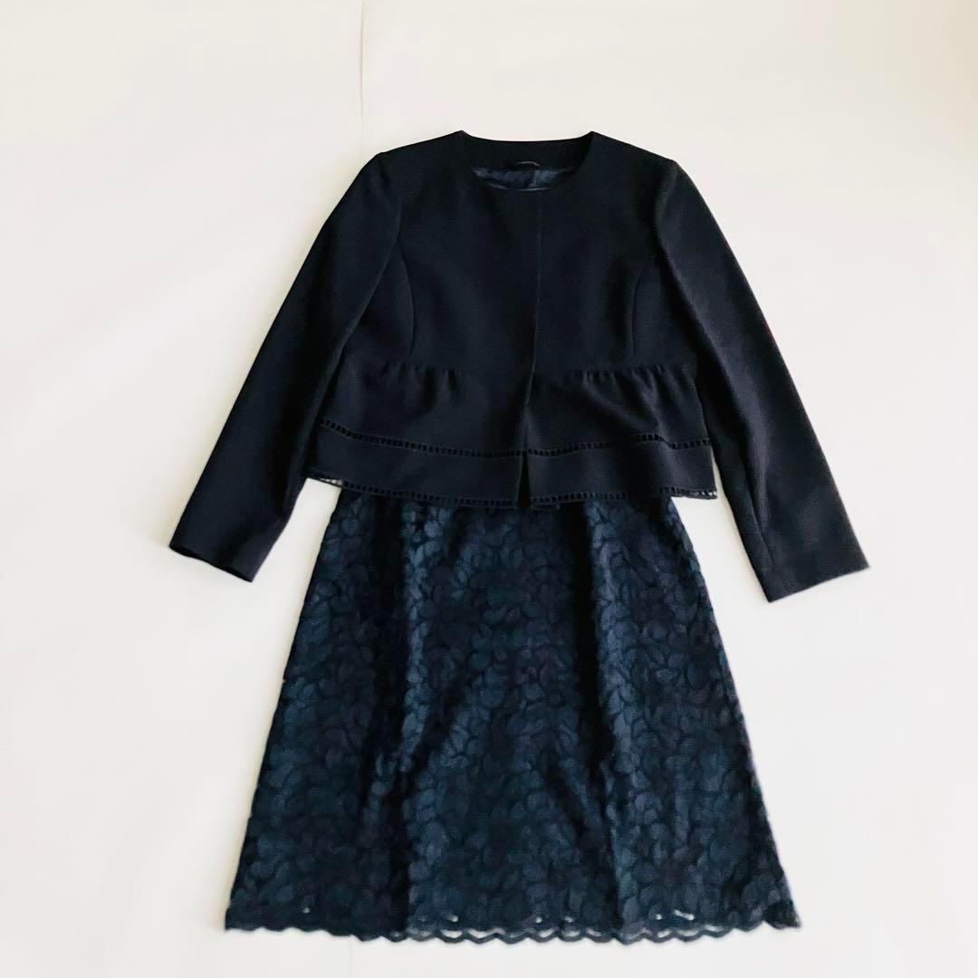 ANAYI　アナイ　セットアップ　ノーカラージャケット　レース　ワンピース