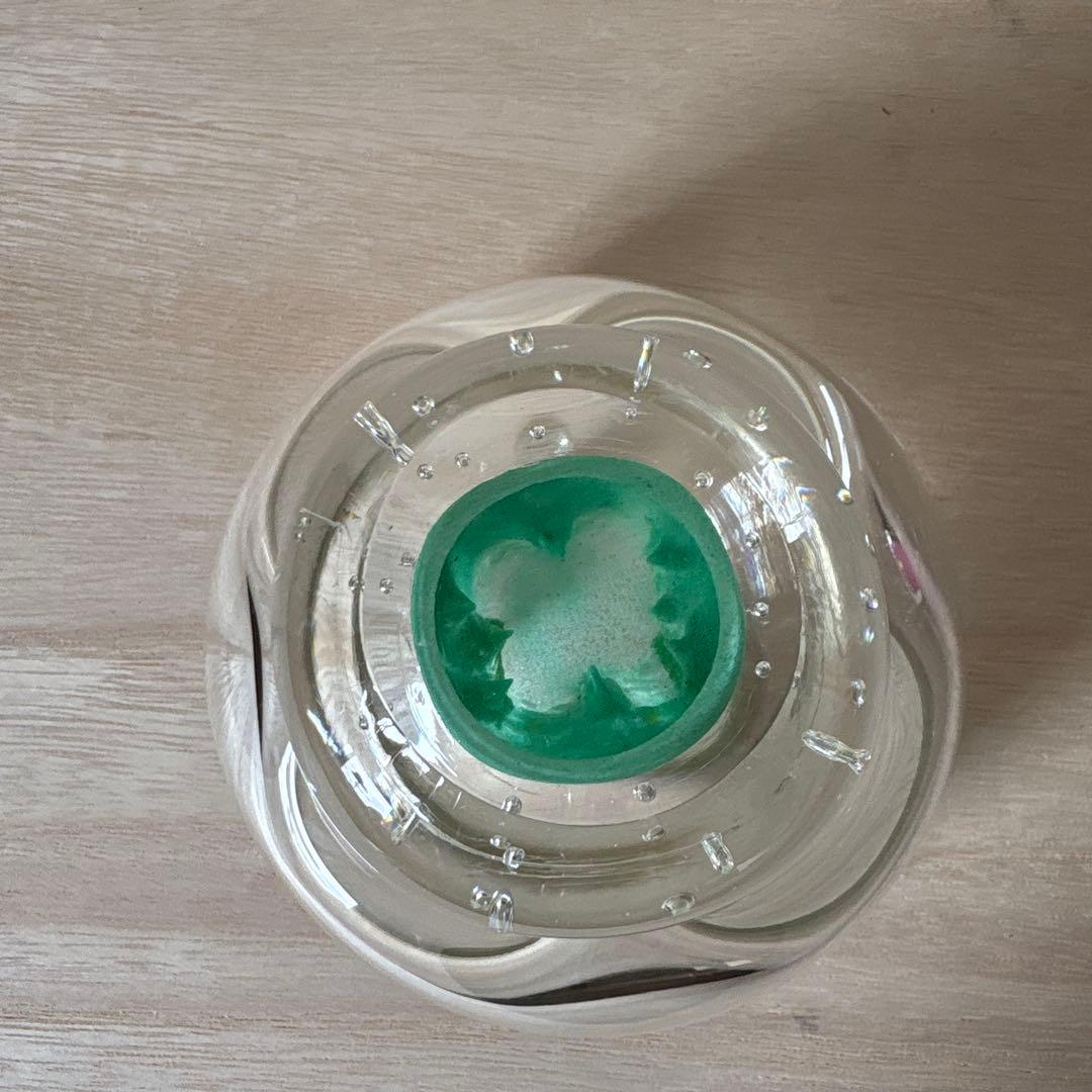 ガラス　黒木国昭　小鉢　ペーパーウェイト　花器