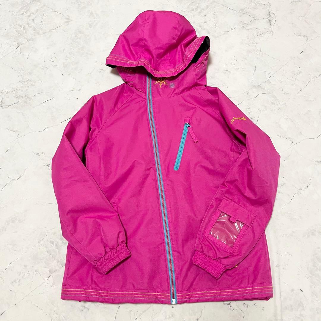 美品 phenix フェニックス ピンク 160 スノーウェア