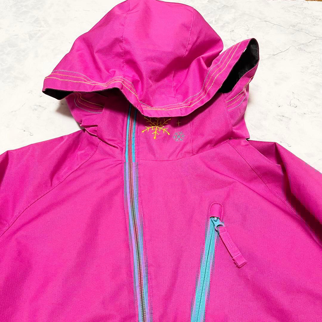 美品 phenix フェニックス ピンク 160 スノーウェア
