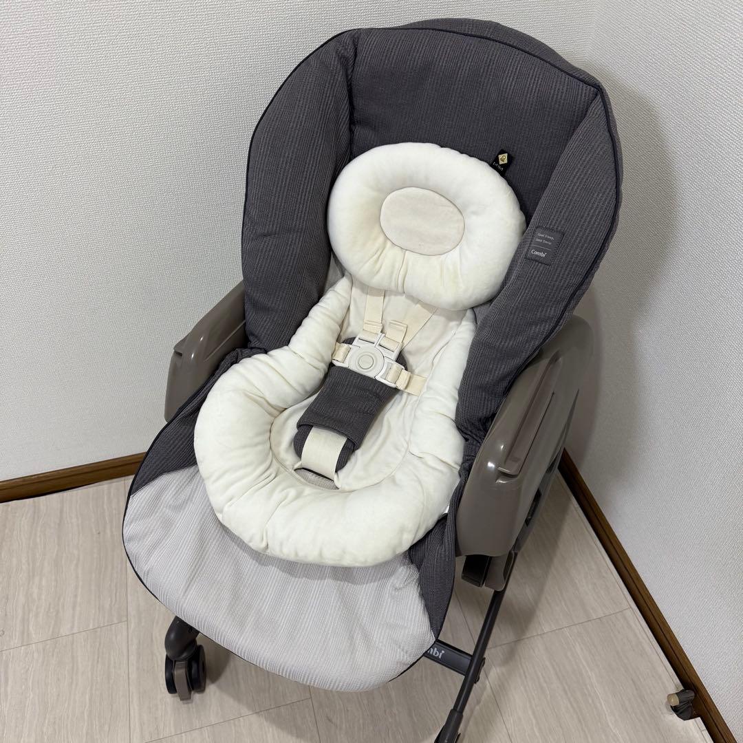 【極美品】コンビ ネムリラ BEDi Long EG ハイローチェア