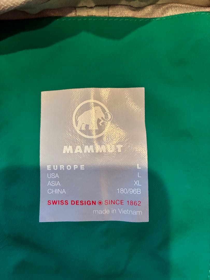 マムート　ハードシェルジャケット　バックカントリー　mammut スキーウエア