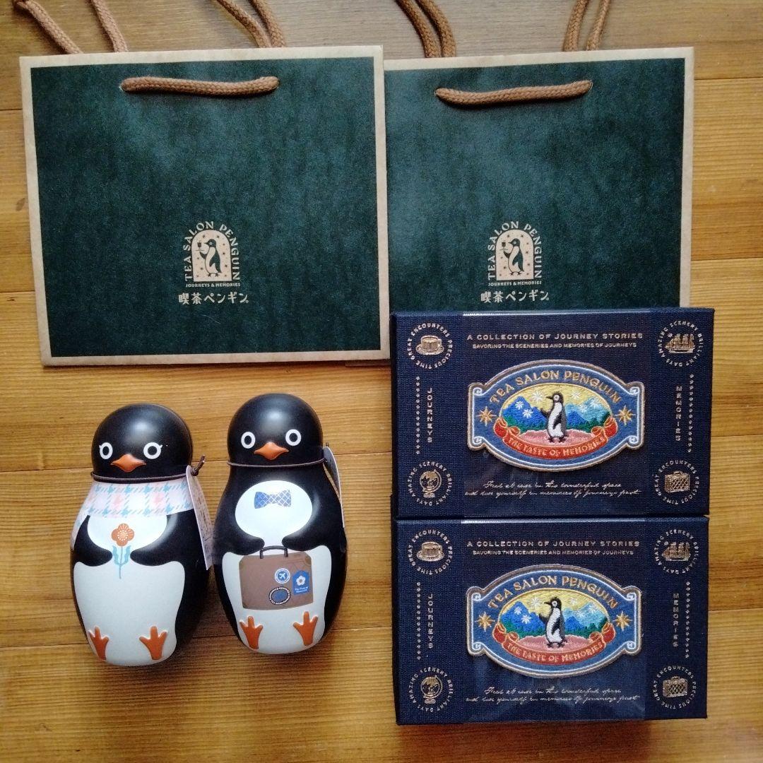 喫茶ペンギン　夢見るペンギン　旅するペンギン　ワッペン付きボックス　モロゾフ
