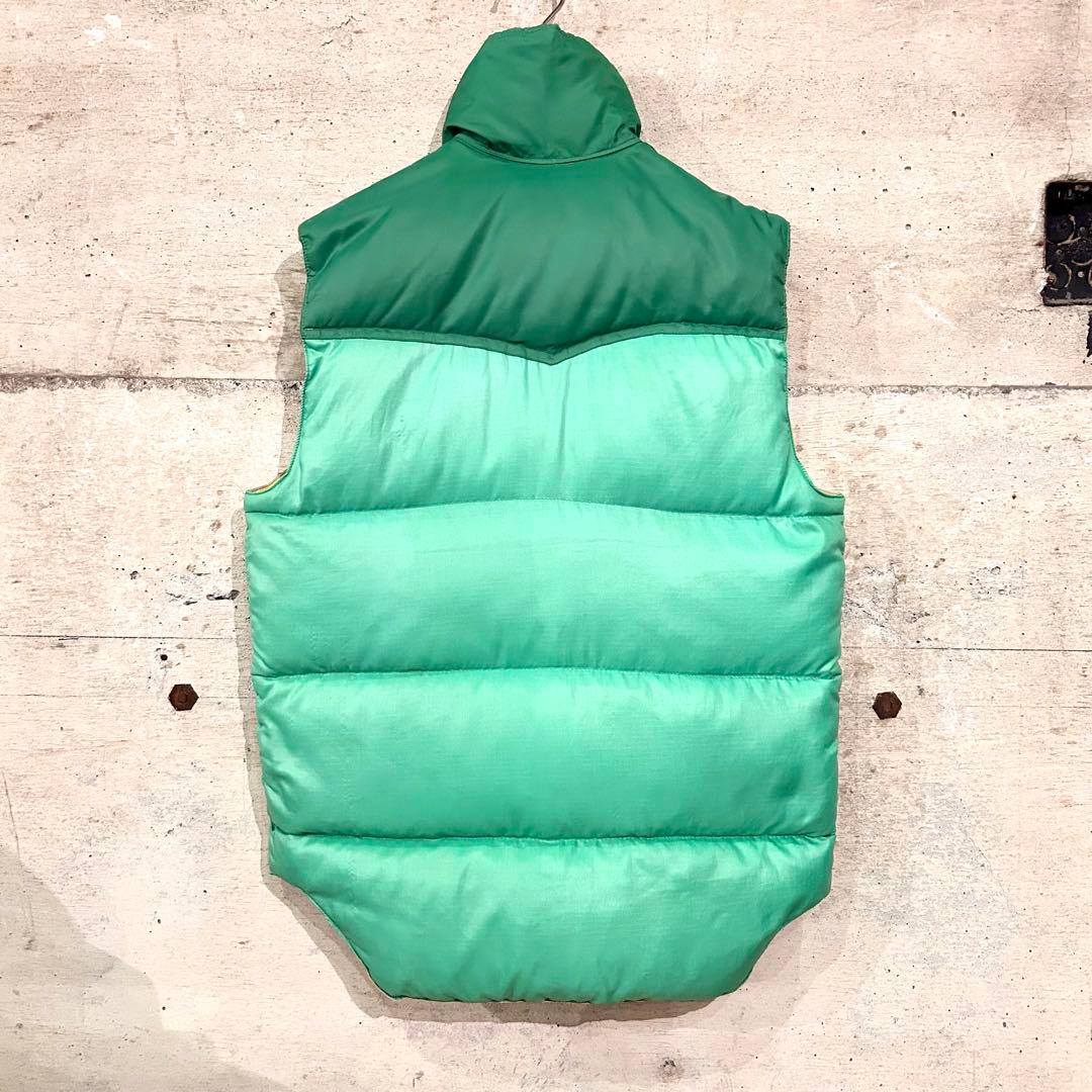 70s POWDERHORN パウダーホーン ダウン ベスト 初期タグ