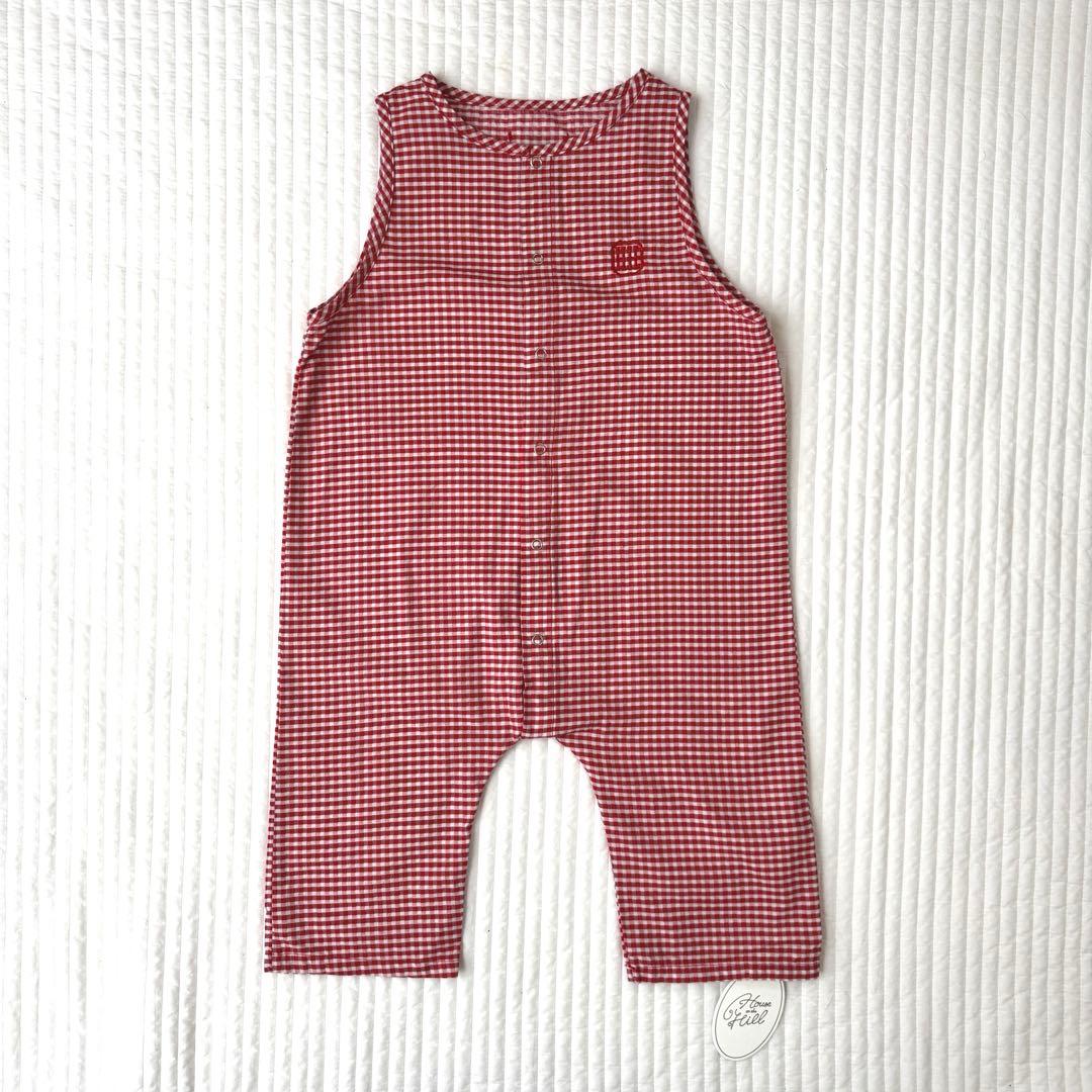 新品未使用品 house on the hill ジャンプスーツ チェック