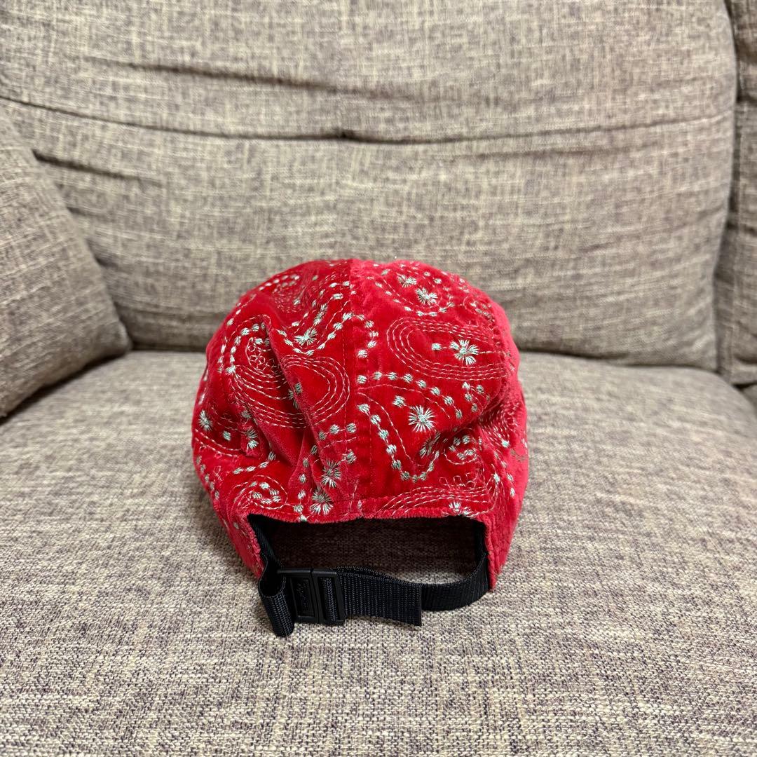 帽子 Supreme Velvet Paisley Camp Cap