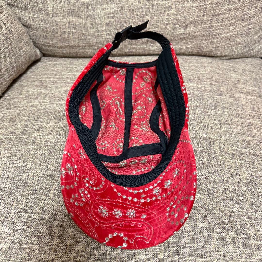 帽子 Supreme Velvet Paisley Camp Cap