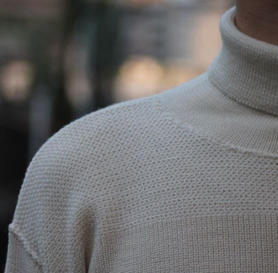 ANATOMICA 　K・F・V　U・S・N　ネイビー　 セーター L