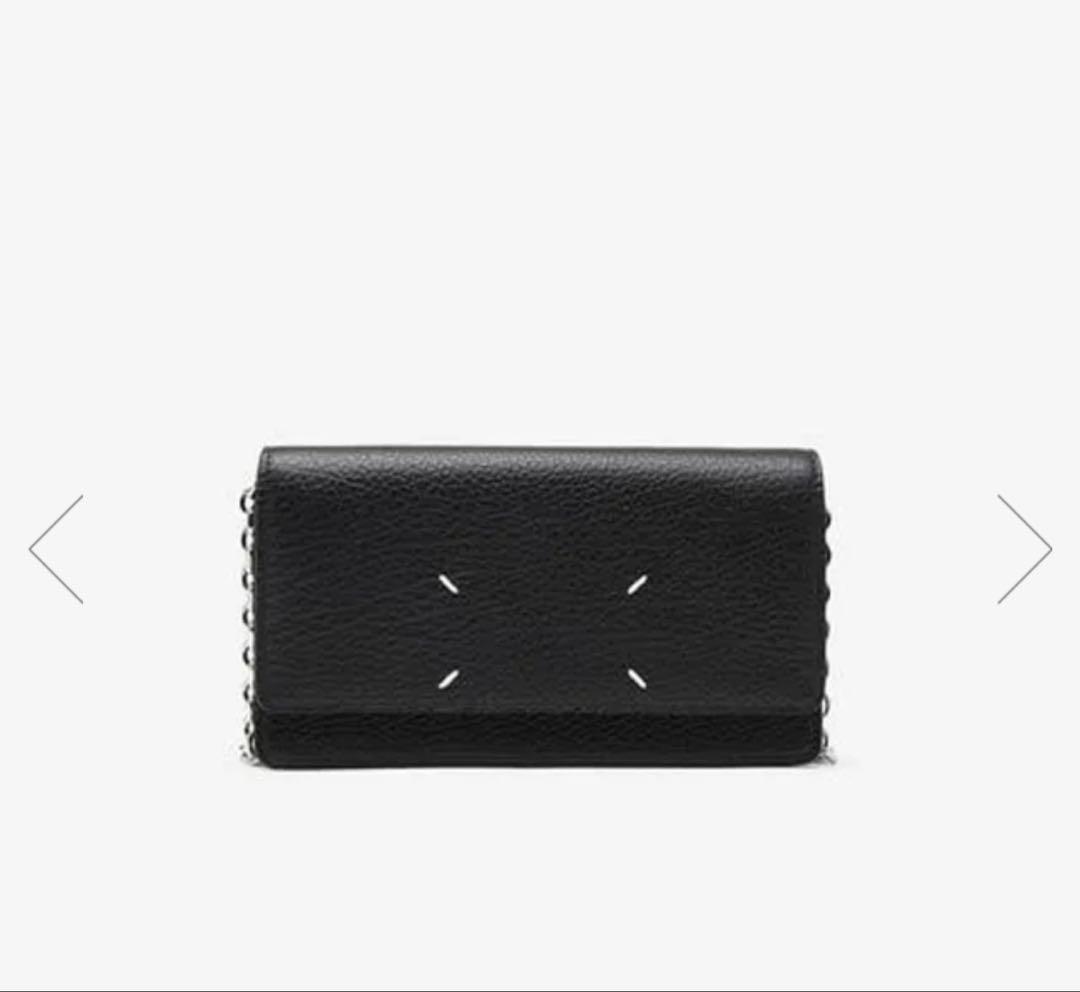 メゾンマルジェラ leather chain wallet