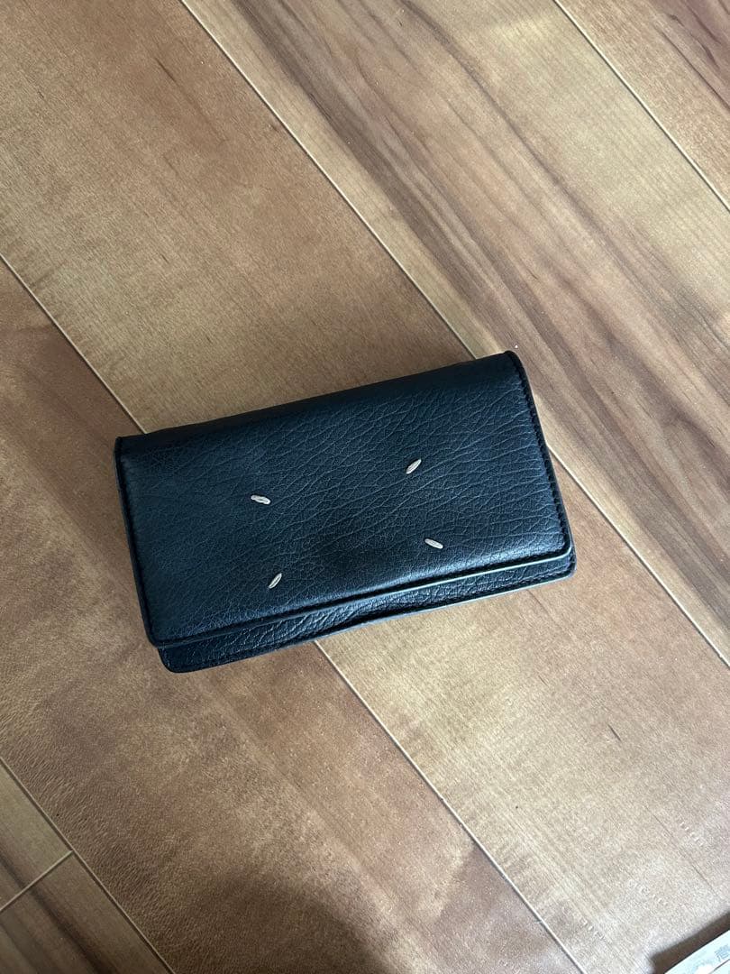 メゾンマルジェラ leather chain wallet