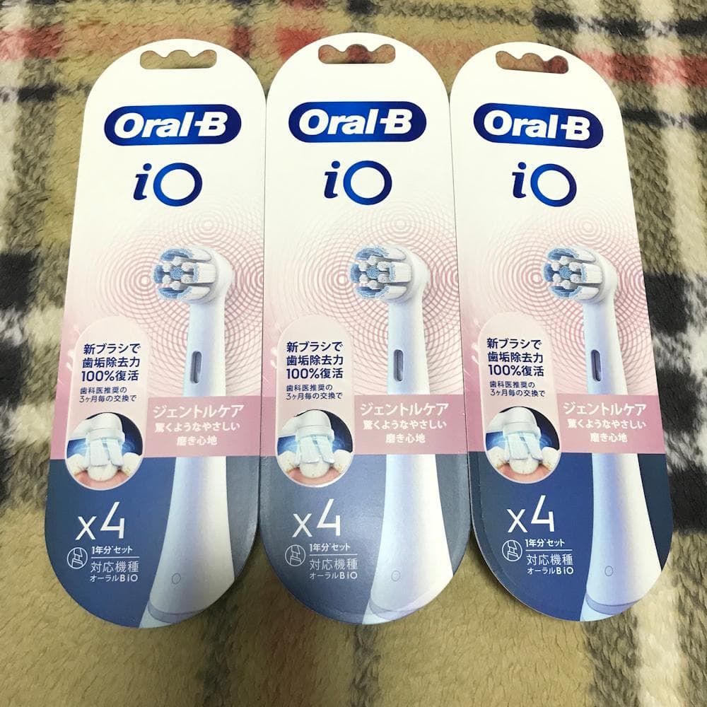 【正規品×12本】ブラウン オーラルB iO 替えブラシ ジェントルケア 3年分