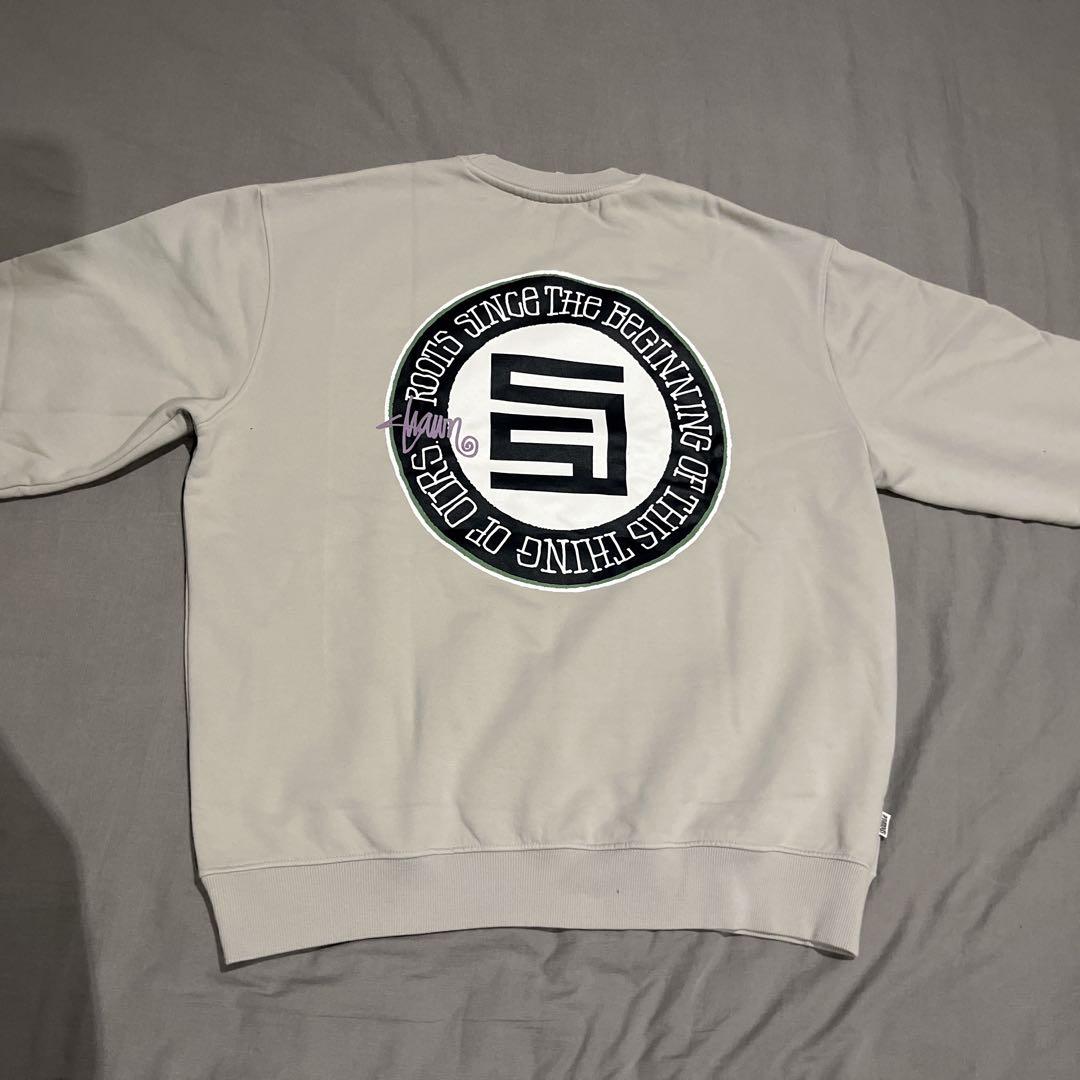 エスダブル トレーナー 未使用 ロゴ プリント 裏起毛 L S/DOUBLE