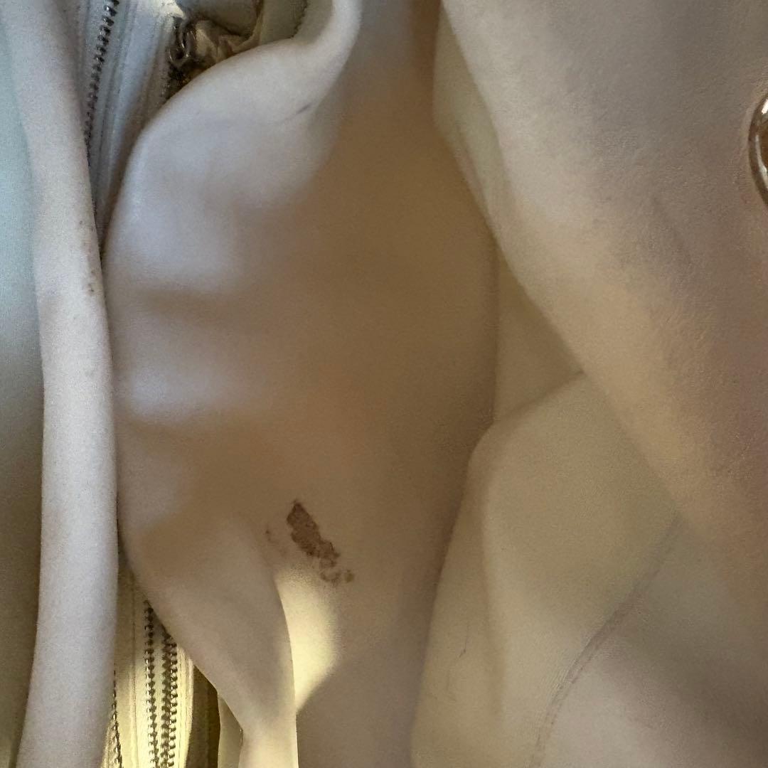 【難アリ】　クリスチャンディオール　バッグ　白