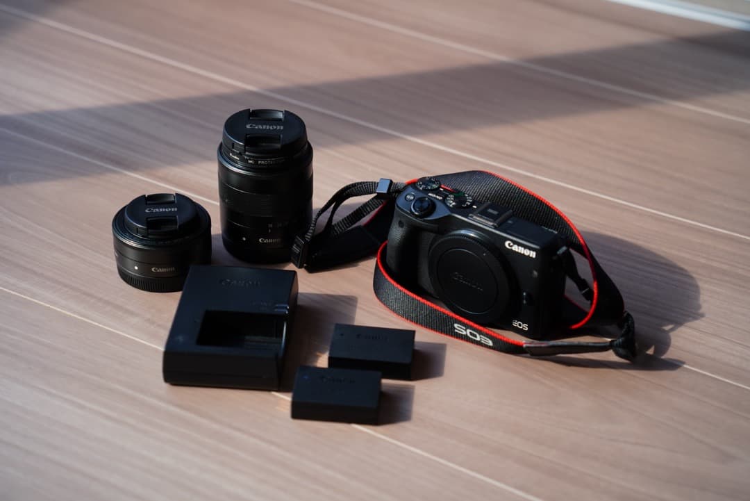 【美品】Canon EOS M3 本体＋レンズ３本