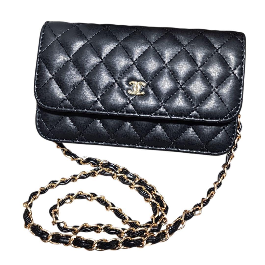 し*ー様 CHANEL　ショルダーバッグ　キルティング　ブラック　ノベルティ