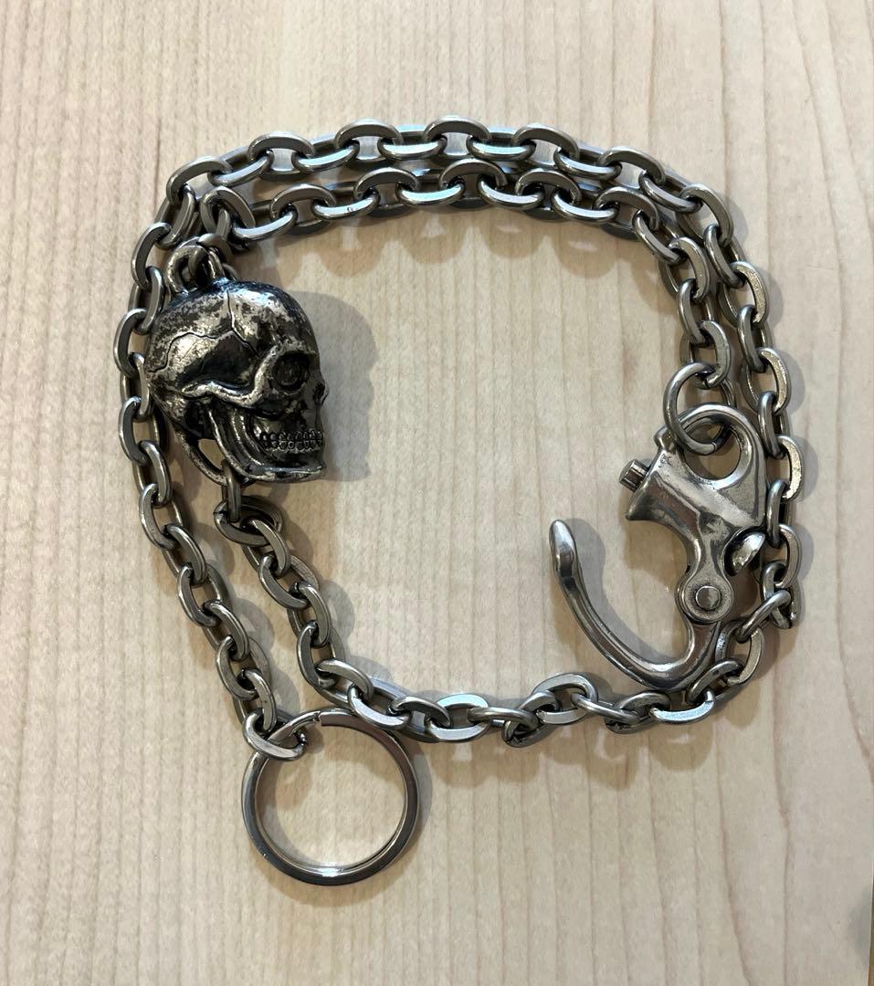 NEIGHBORHOOD ウォレットチェーン　スカル　骸骨　ドクロ