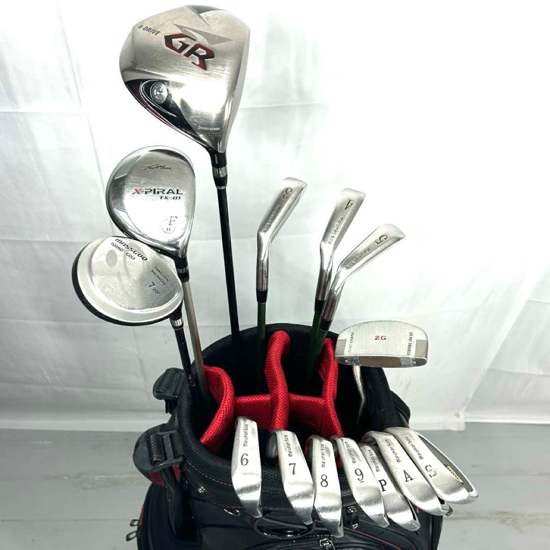 本格派 メンズゴルフクラブ 14本 フルセット ゴルフセット ナイキ お試し
