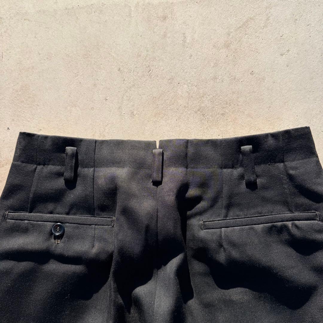 50's60's vintage ワイドスラックス　スラックス　ブラック