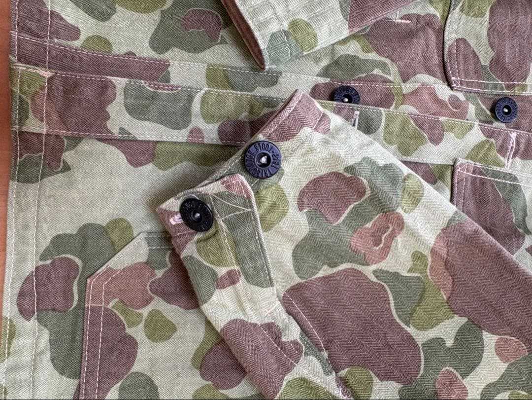 コリンボ カモフラージュ コットン ミリタリージャケット