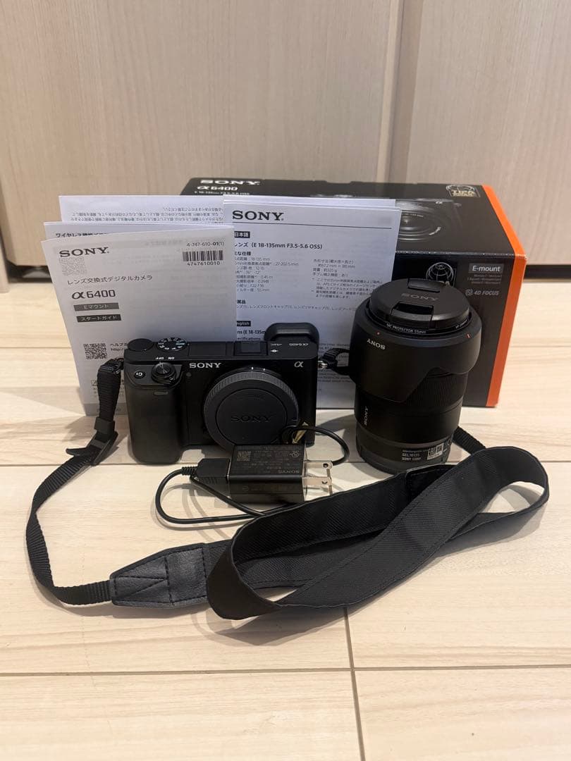 sony α6400 本体+レンズ(SEL18135) MCプロテクター付き