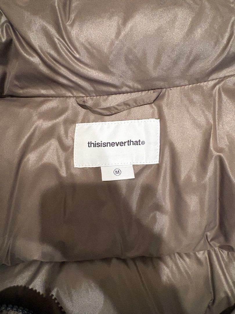 thisisneverthat ダウンジャケット
