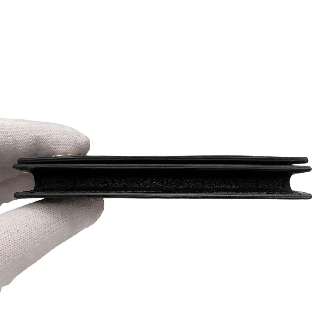 専用極美品 Dunhill 箱付き レザー ブラック メンズ 名刺入れ 7084