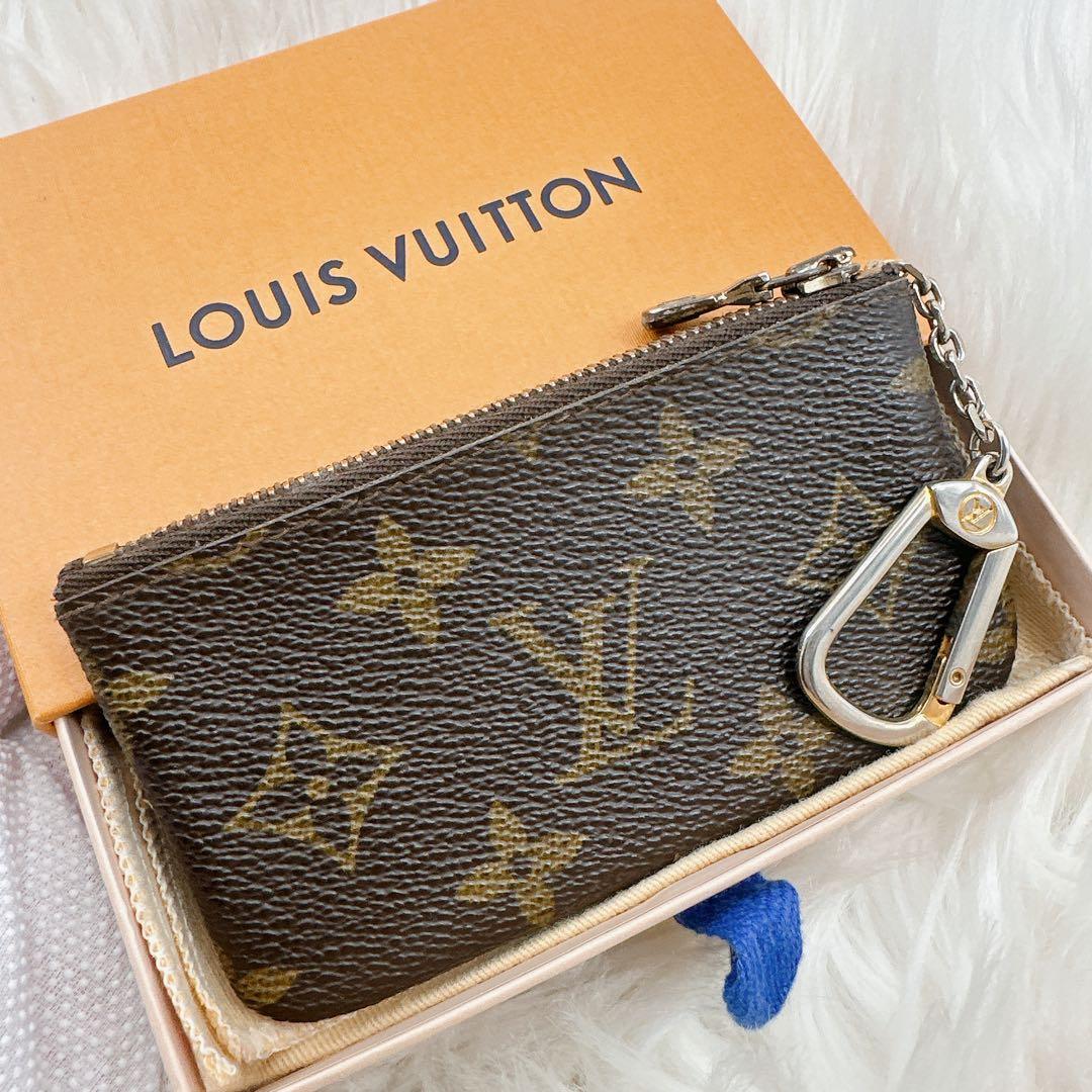 箱保存袋付　ルイヴィトン　モノグラム　ポシェットクレ　キーケース