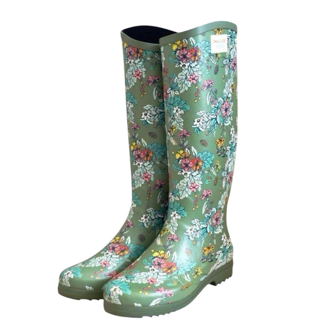PAUL & JOE ♡ AIGLE ASARINE 花柄レインブーツ 【美品】
