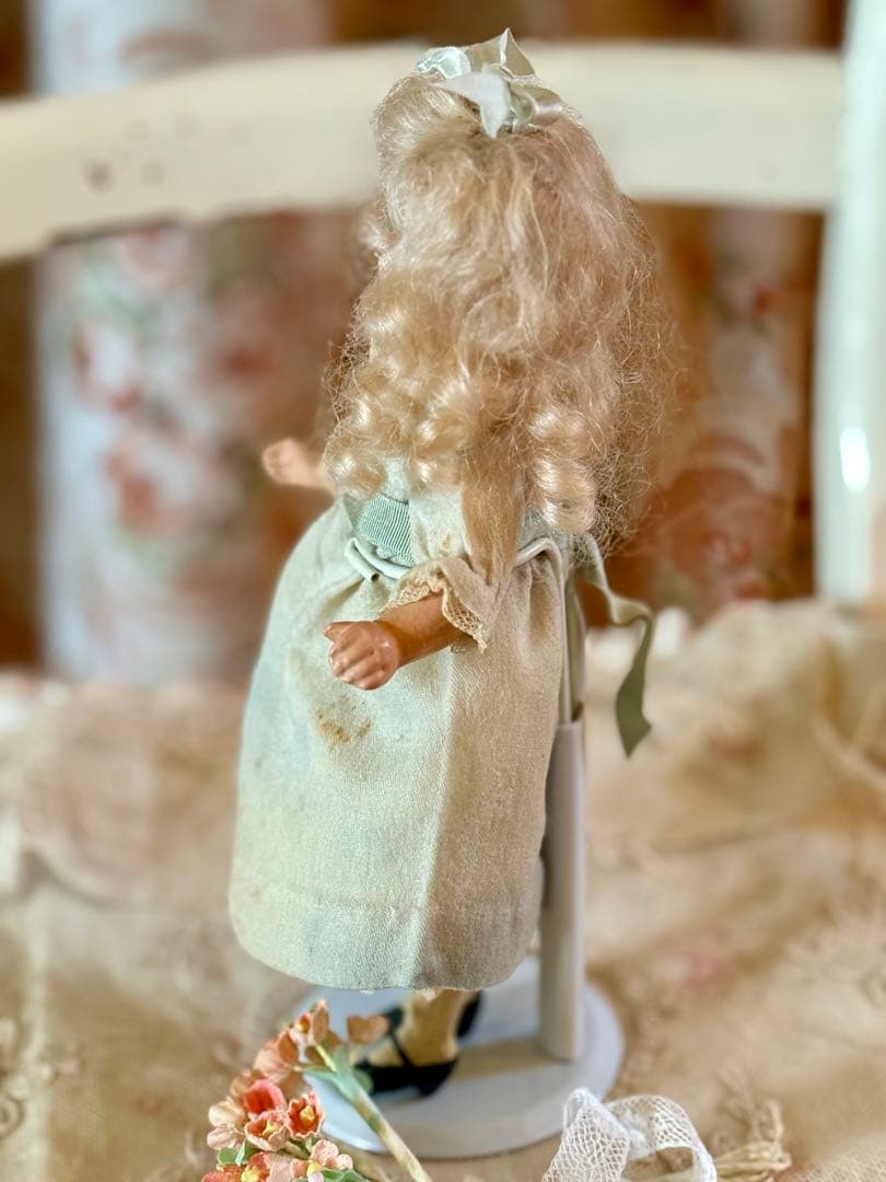 アンティーク　ミニョネット　ミレット　ドール　布花セット