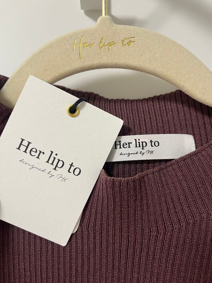 ワンピース Cache-Coeur Layered Knit Dress M