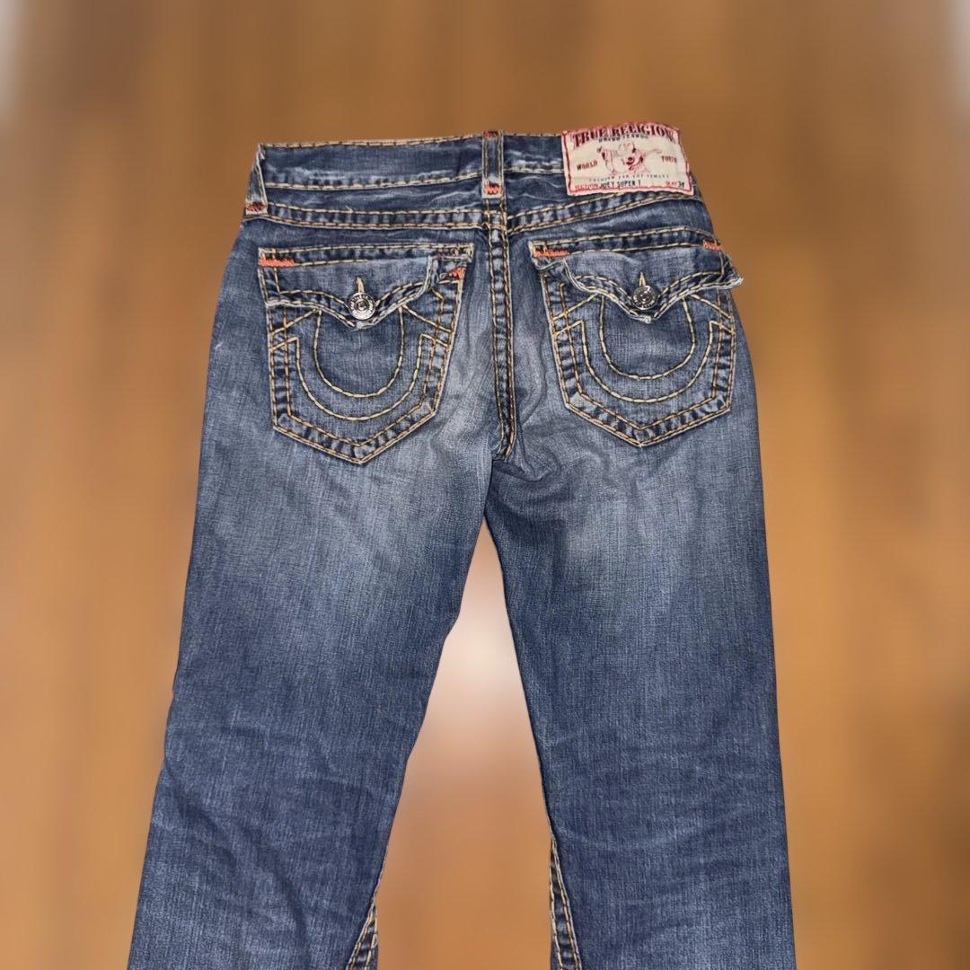 希少 Ture Religion デニム JOEY SUPER T 太ステッチ