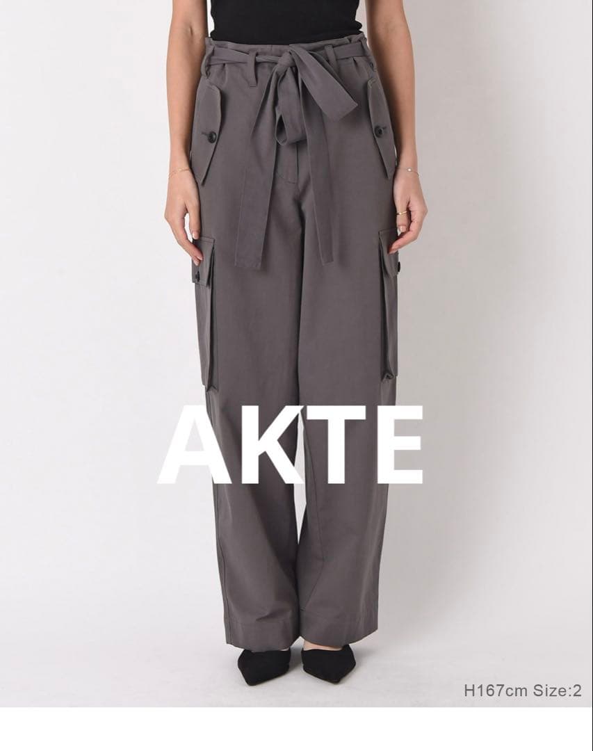 mayurio　AKTE ベルテッドカーゴパンツ¥16,830 サイズ2