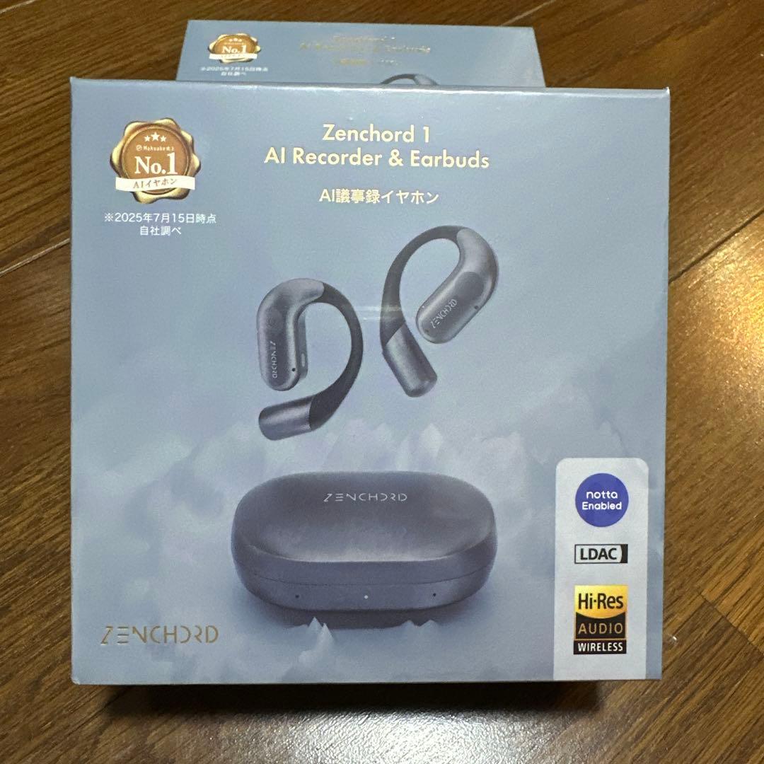 Zenchord 1 AIレコーダー・イヤホン　ダークグレイ