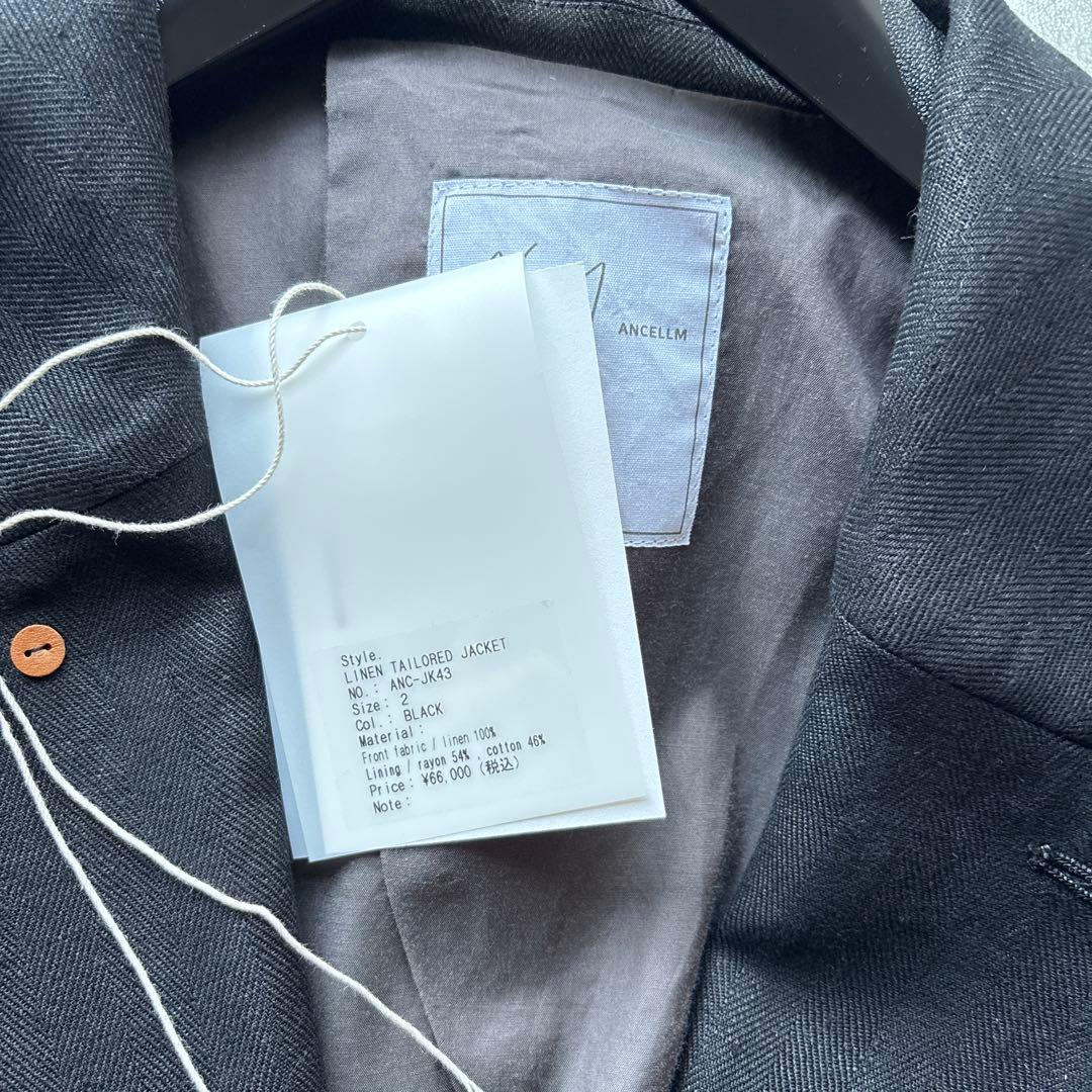 ジャケット・アウター Ancellm 25ss LINEN TAILORED JACKET