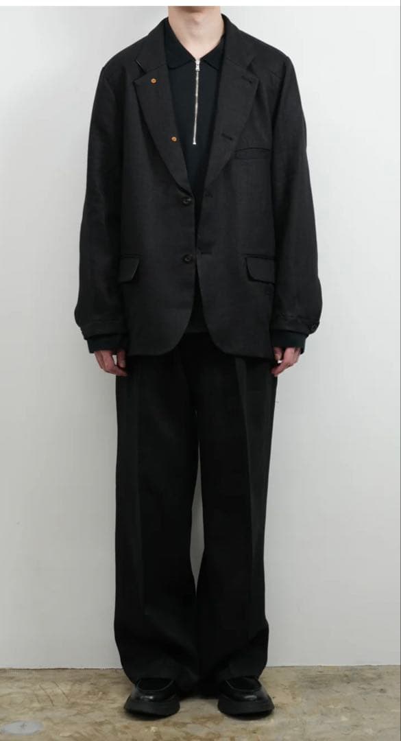 ジャケット・アウター Ancellm 25ss LINEN TAILORED JACKET