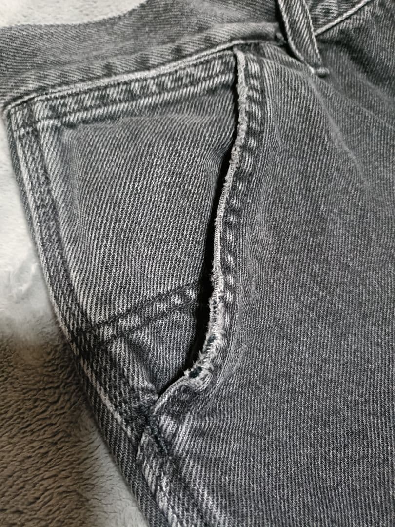 Carhart　wip ブラックデニムダブルニーパンツ　30インチ