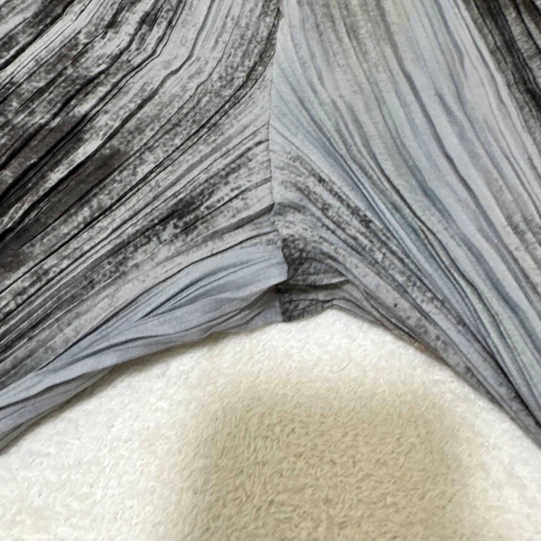 極美品✨ISSEY MIYAKE グラデーション　プリーツ　ボトムス　黒　グレー