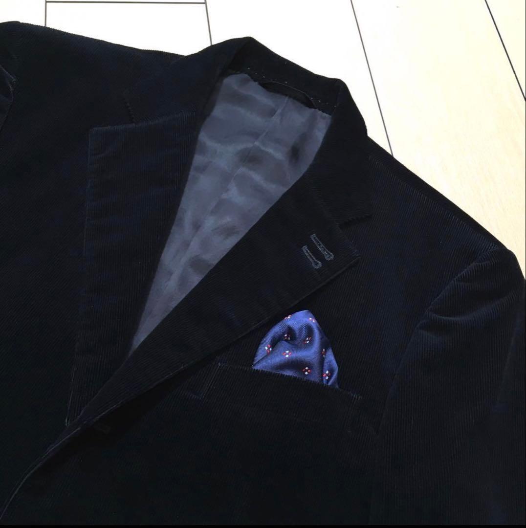 美品 ポールスミス コーデュロイ ジャケット ブラック 黒 XL位