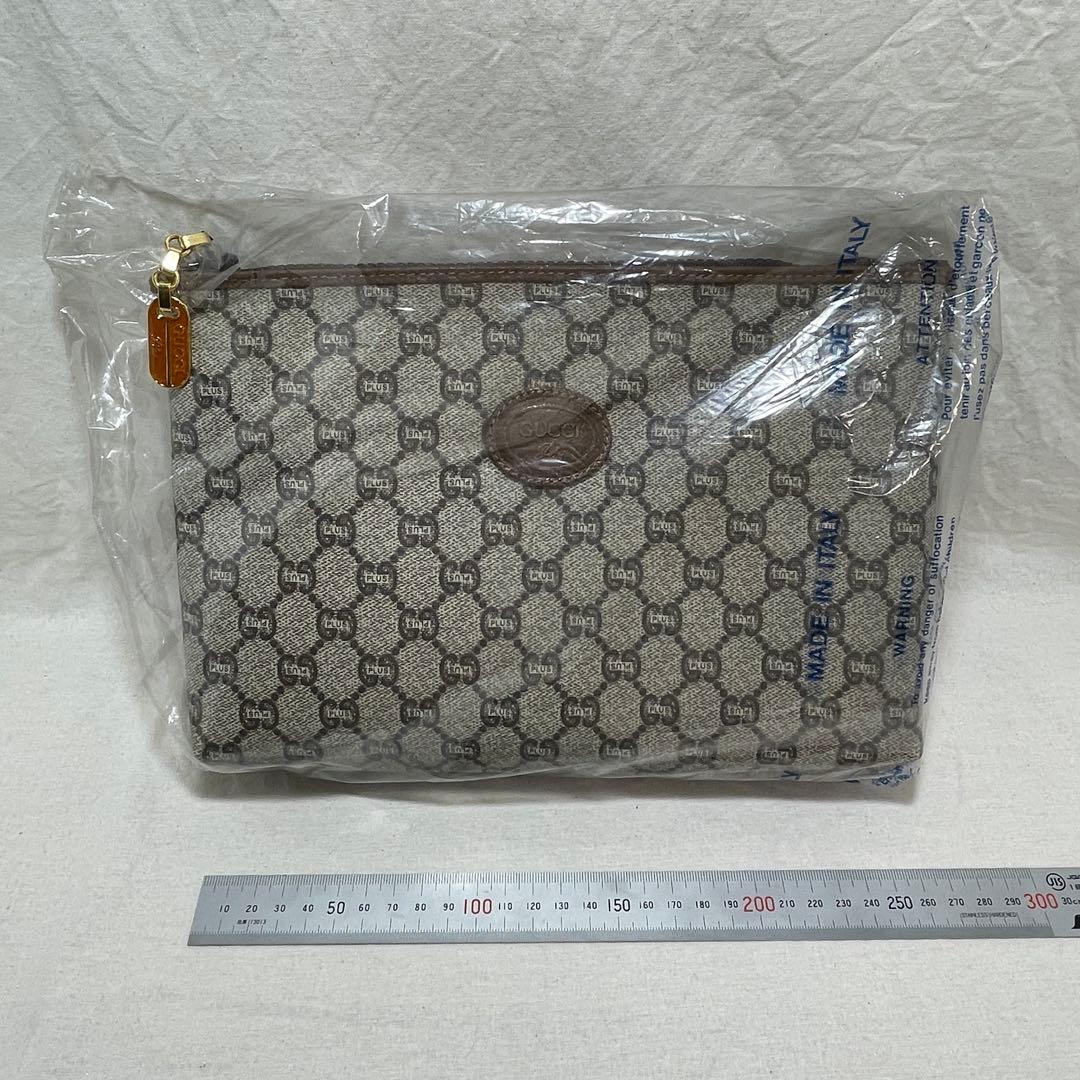 【レア！未開封】GUCCI Plus オールドグッチ クラッチバッグ 廃盤