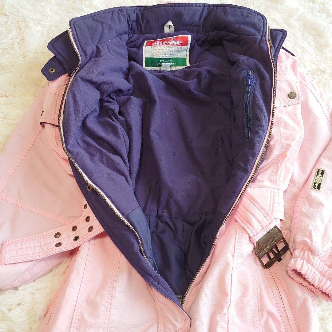 エレッセ スキー スノーボードウェア つなぎ ライトピンク L