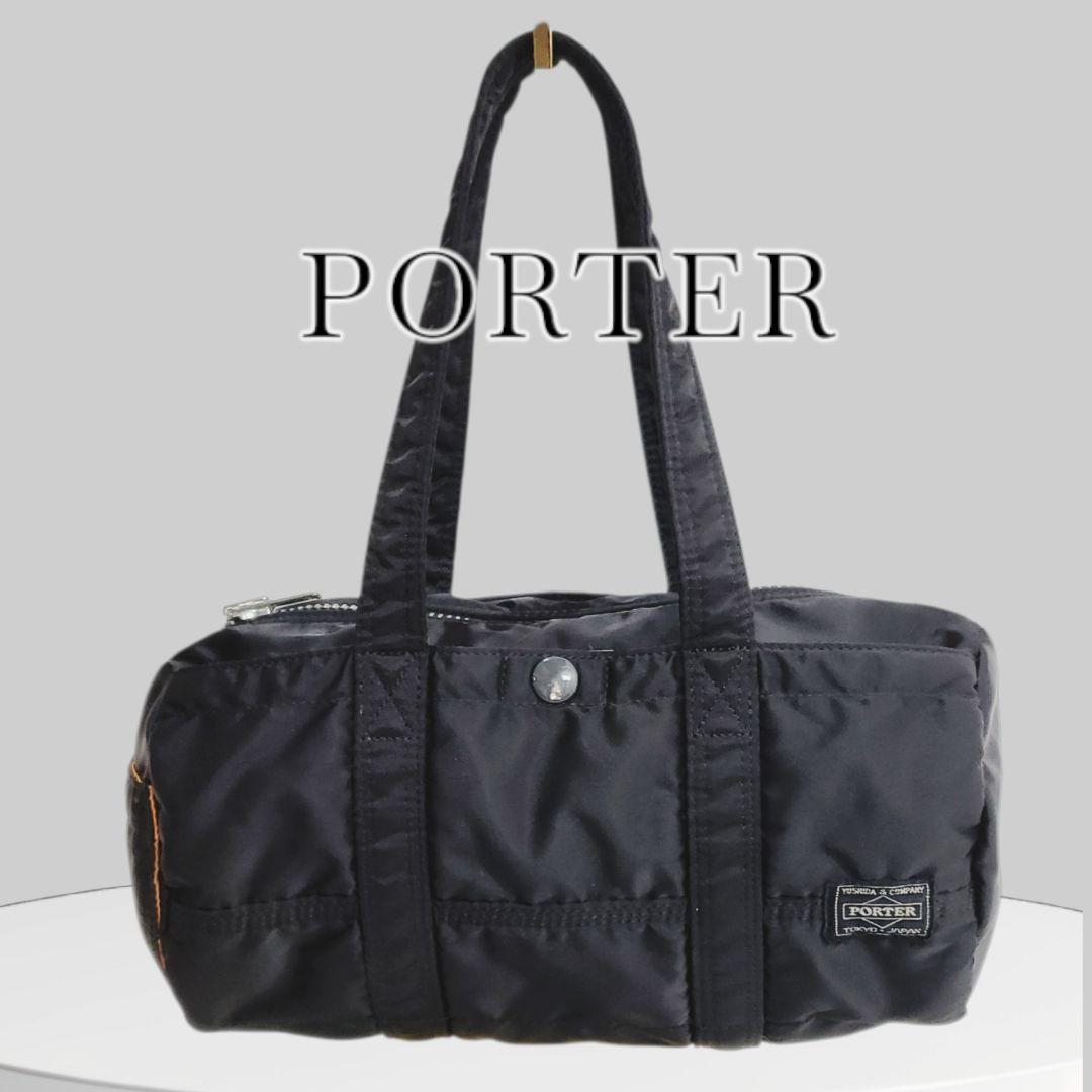 美品【PORTER】ポーター タンカー ミニボストンバッグS ドラムバッグ