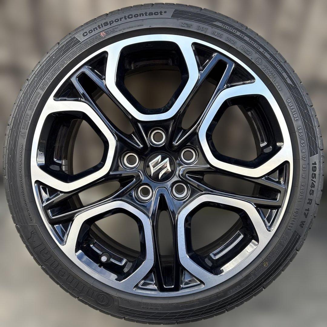 【極美品】スズキ スイフトスポーツ　zc33s 17インチ 4本