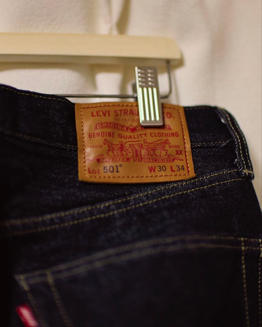 Levi's 501 ダークデニムジャケット W30 L34