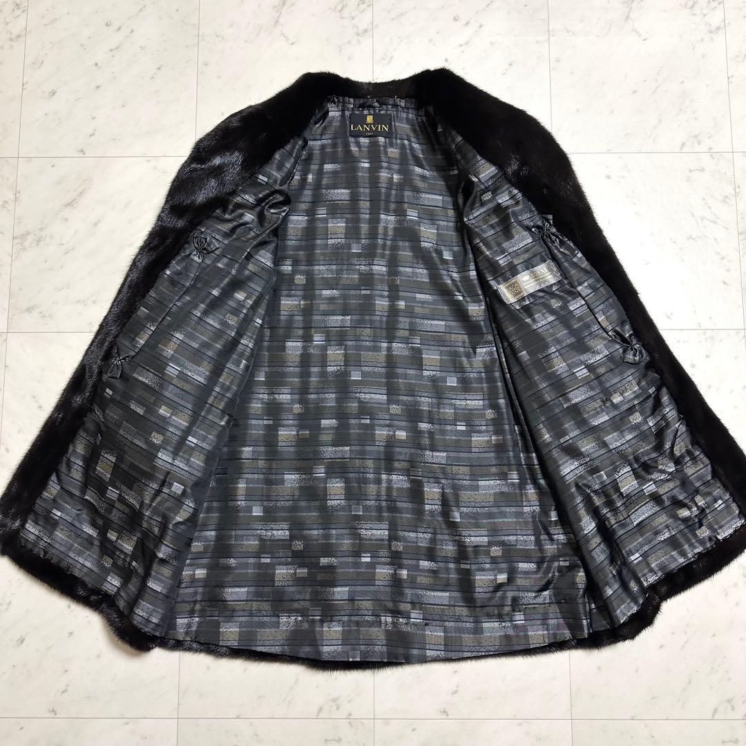 美品 最高級 LANVIN SAGA MINK  ファーコート ロング