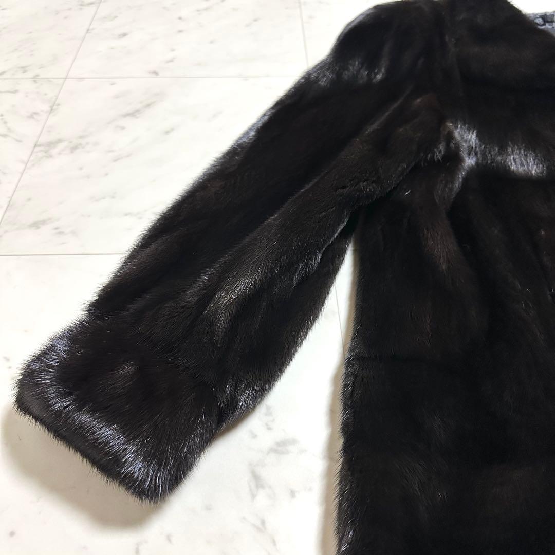 美品 最高級 LANVIN SAGA MINK  ファーコート ロング