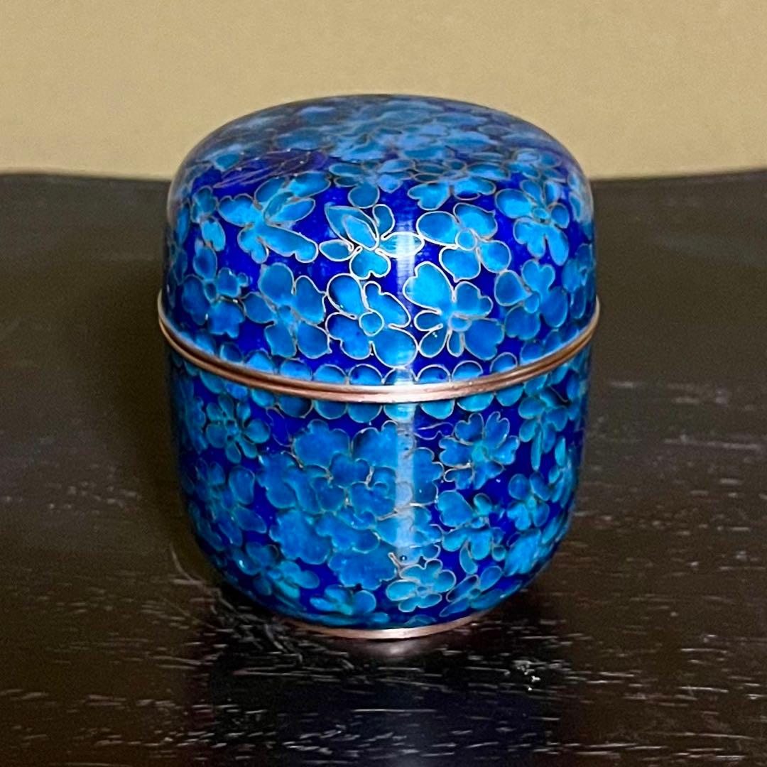 七宝焼棗　景泰藍