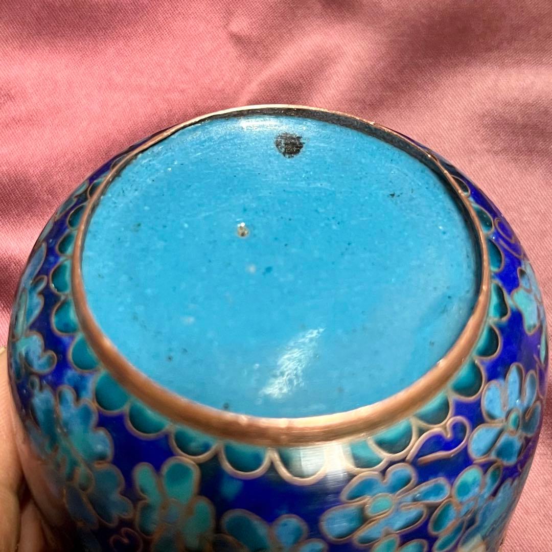 七宝焼棗　景泰藍