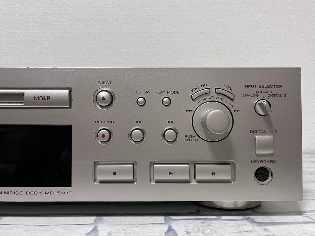 ②稼働品　TEAC MDレコーダー　MD-5MKⅡ