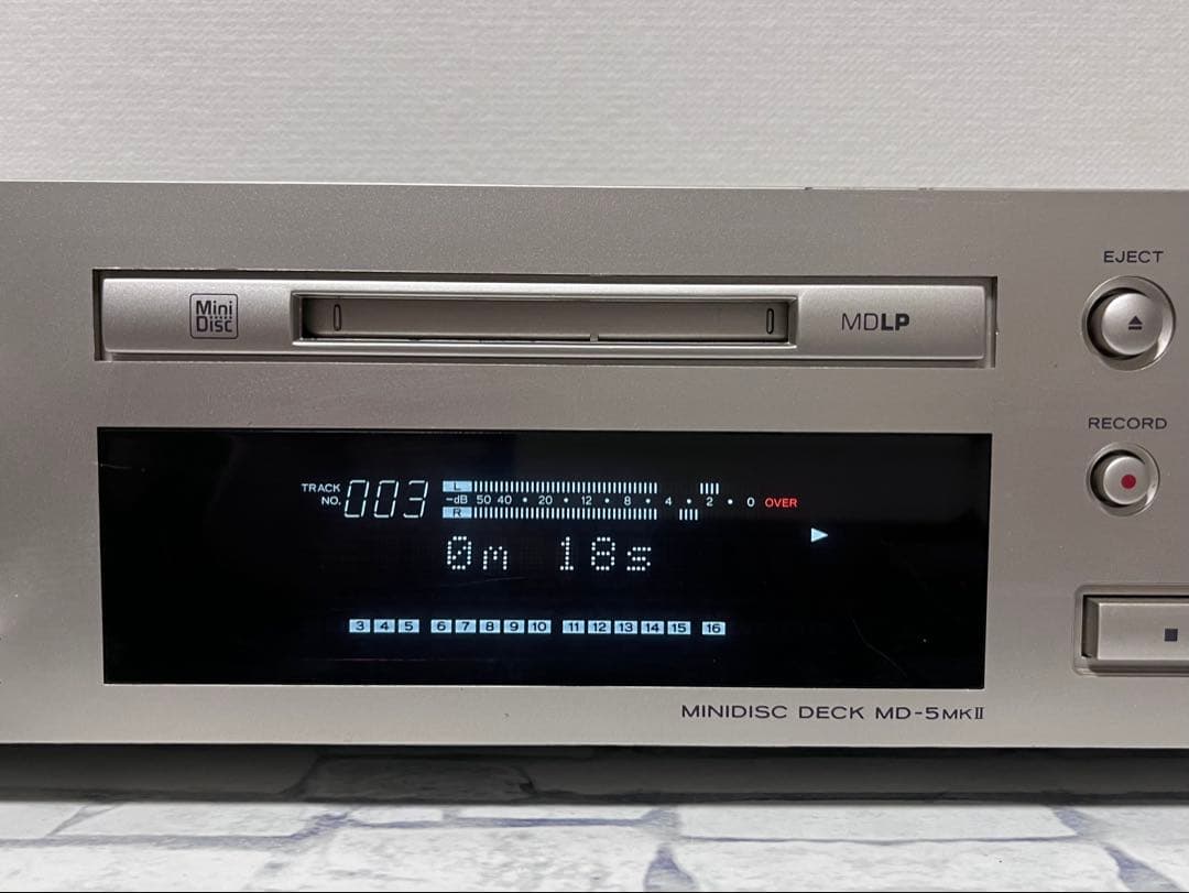 ②稼働品　TEAC MDレコーダー　MD-5MKⅡ